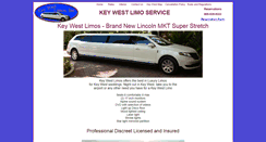 Desktop Screenshot of keywestlimos.com